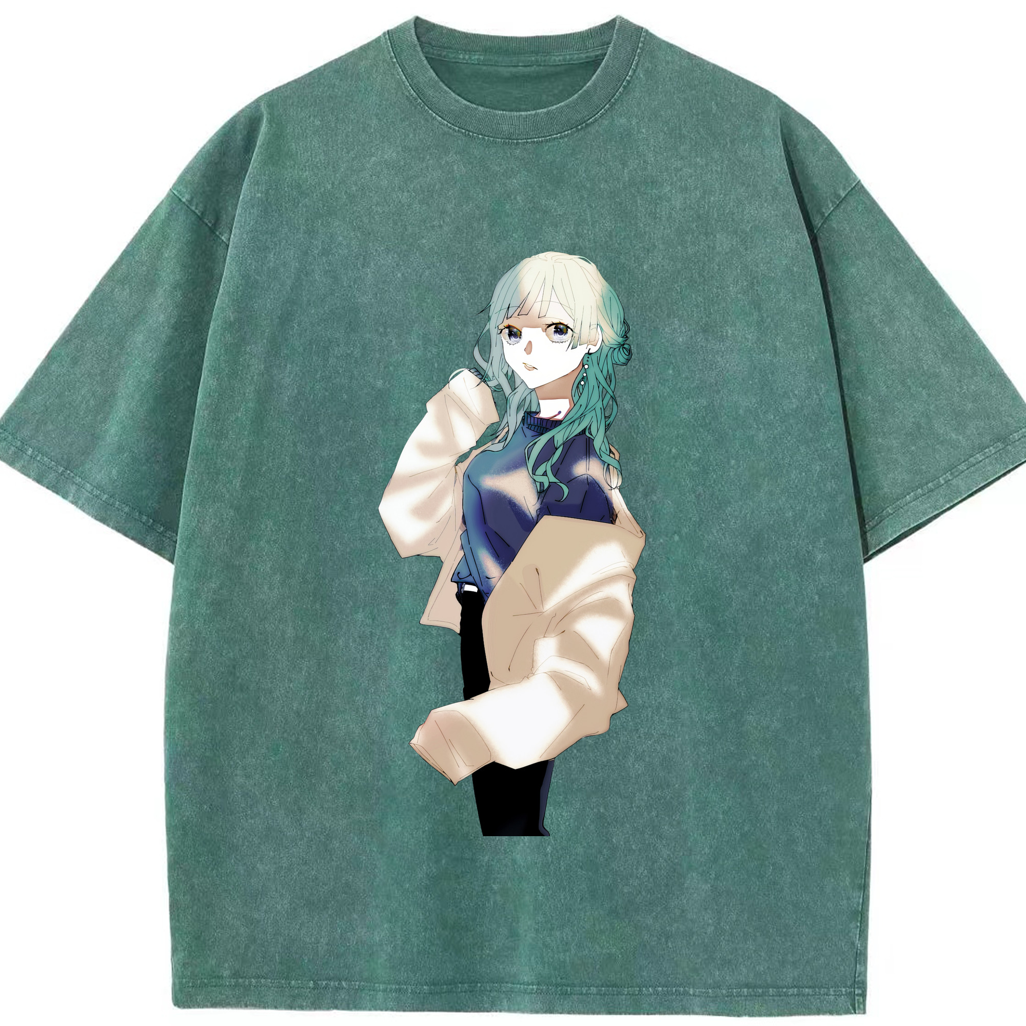 （画像用） 呪術廻戦 Jujutsu Kaisen 綿100% ヴィンテージ風 半袖Tシャツ（フロントプリント）